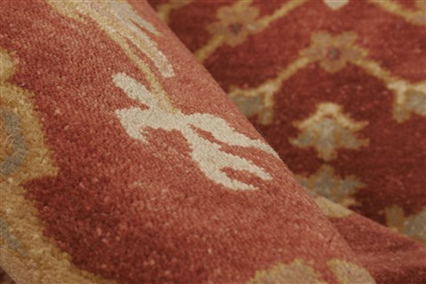 Chobi Red Hand Knotted 80 X 1011 Area Rug 100-21567 Image 2