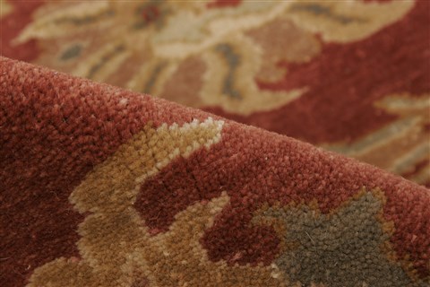 Chobi Red Hand Knotted 80 X 1011 Area Rug 100-21567 Image 4
