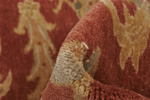 Chobi Red Hand Knotted 80 X 1011 Area Rug 100-21567 Image 5