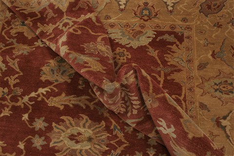 Chobi Red Hand Knotted 80 X 1011 Area Rug 100-21567 Image 6