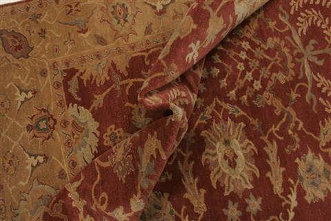 Chobi Red Hand Knotted 80 X 1011 Area Rug 100-21567 Image 7