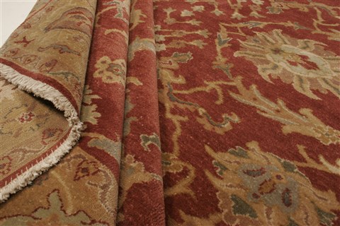 Chobi Red Hand Knotted 80 X 1011 Area Rug 100-21567 Image 8