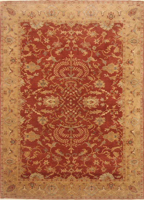 Chobi Red Hand Knotted 80 X 1011 Area Rug 100-21567 Image 0