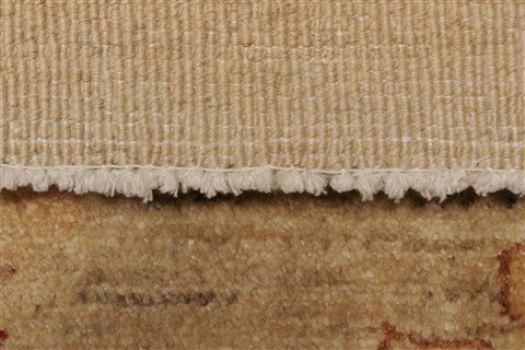 Pishavar Beige Hand Knotted 82 X 910  Area Rug 250-21572 Image 12