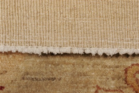 Pishavar Beige Hand Knotted 82 X 910  Area Rug 250-21572 Image 13
