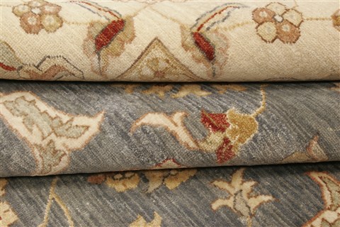 Ziegler Blue Hand Knotted 80 X 101 Area Rug 250-21577 Image 10