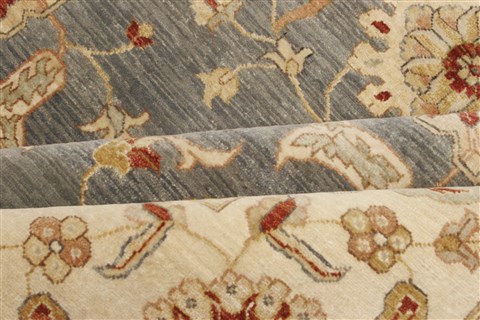 Ziegler Blue Hand Knotted 80 X 101 Area Rug 250-21577 Image 12
