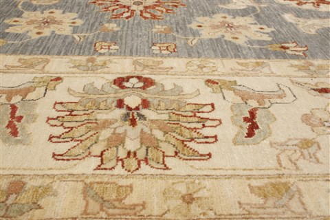 Ziegler Blue Hand Knotted 80 X 101 Area Rug 250-21577 Image 16