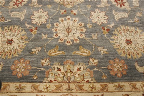 Ziegler Blue Hand Knotted 80 X 101 Area Rug 250-21577 Image 17