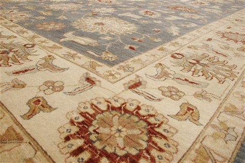Ziegler Blue Hand Knotted 80 X 101 Area Rug 250-21577 Image 1