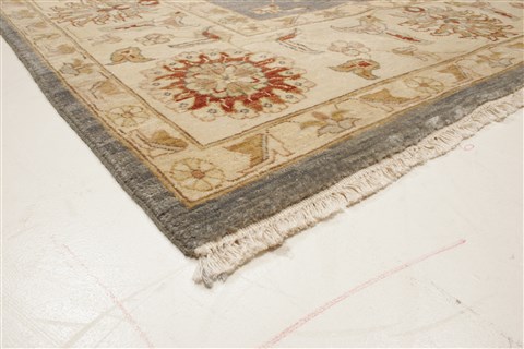 Ziegler Blue Hand Knotted 80 X 101 Area Rug 250-21577 Image 20