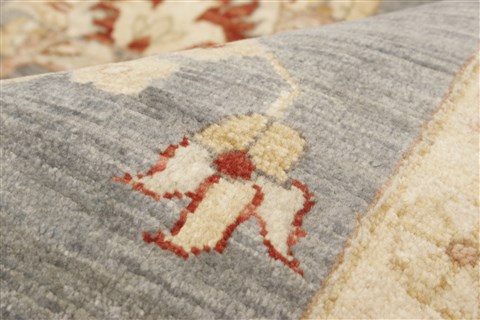 Ziegler Blue Hand Knotted 80 X 101 Area Rug 250-21577 Image 2
