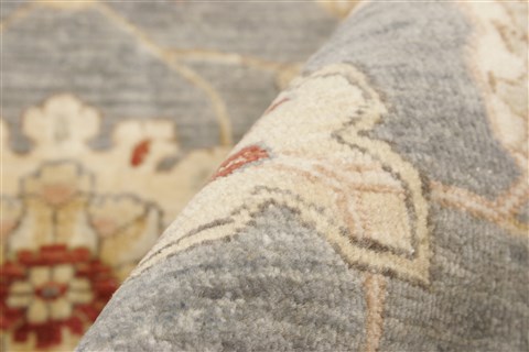 Ziegler Blue Hand Knotted 80 X 101 Area Rug 250-21577 Image 3