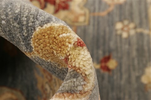 Ziegler Blue Hand Knotted 80 X 101 Area Rug 250-21577 Image 5
