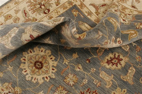 Ziegler Blue Hand Knotted 80 X 101 Area Rug 250-21577 Image 8