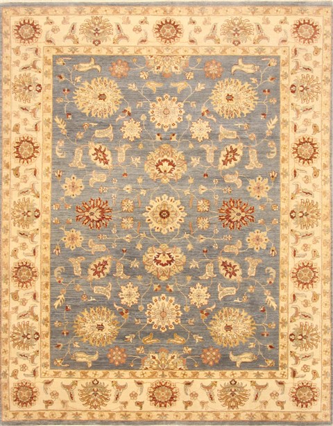 Ziegler Blue Hand Knotted 80 X 101 Area Rug 250-21577 Image 0