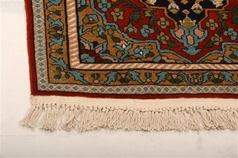 Tabriz Red Runner Hand Knotted 21 X 67  Area Rug 253-21586 Image 15