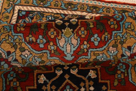 Tabriz Red Runner Hand Knotted 21 X 67  Area Rug 253-21586 Image 7