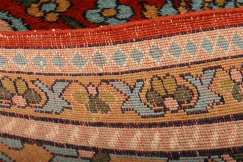 Tabriz Red Runner Hand Knotted 21 X 67  Area Rug 253-21586 Image 12