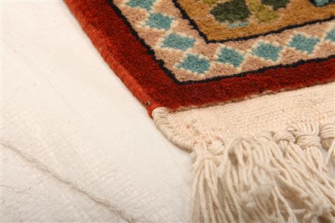 Tabriz Red Runner Hand Knotted 21 X 67  Area Rug 253-21586 Image 13