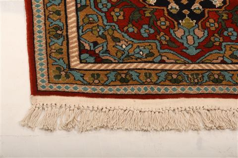 Tabriz Red Runner Hand Knotted 21 X 67  Area Rug 253-21586 Image 16