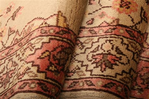 Floral Botanical Yellow Hand Knotted 28 X 57 Area Rug 100-21587 Image 9