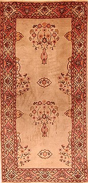 Romania Gabbeh Yellow Rectangle 3x5 ft Wool Carpet 21587