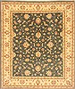 Pishavar Grey Hand Knotted 82 X 98  Area Rug 250-21589 Thumb 0