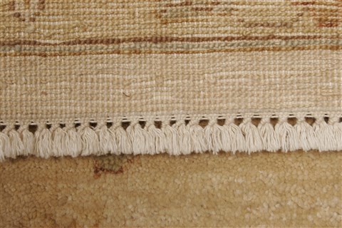 Ziegler Beige Hand Knotted 82 X 101 Area Rug 250-21590 Image 18