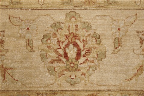 Ziegler Beige Hand Knotted 82 X 101 Area Rug 250-21590 Image 19