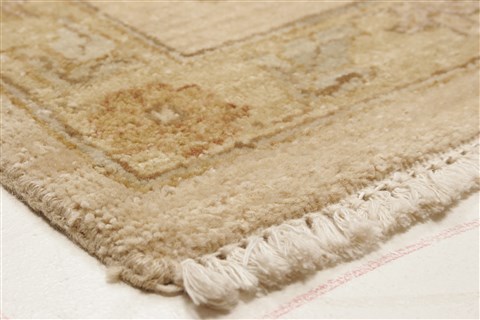 Ziegler Beige Hand Knotted 82 X 101 Area Rug 250-21590 Image 27