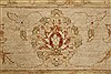 Ziegler Beige Hand Knotted 82 X 101  Area Rug 250-21590 Thumb 19