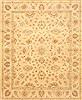 Ziegler Beige Hand Knotted 82 X 101  Area Rug 250-21590 Thumb 0