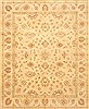 Ziegler Beige Hand Knotted 82 X 101 Area Rug 250-21590 Thumb 0