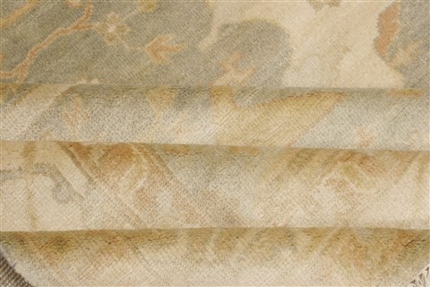 Oushak Green Hand Knotted 83 X 911 Area Rug 250-21592 Image 10