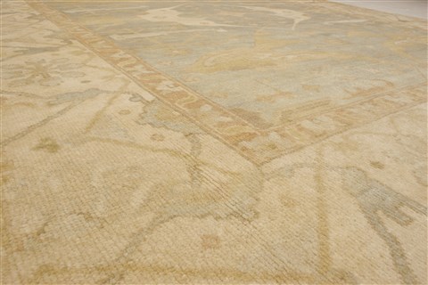 Oushak Green Hand Knotted 83 X 911 Area Rug 250-21592 Image 12