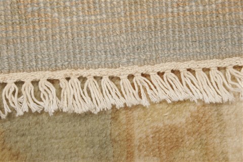 Oushak Green Hand Knotted 83 X 911 Area Rug 250-21592 Image 15