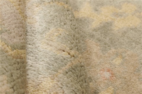 Oushak Green Hand Knotted 710 X 100  Area Rug 250-21596 Image 11