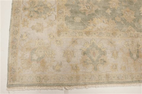 Oushak Green Hand Knotted 710 X 100  Area Rug 250-21596 Image 20