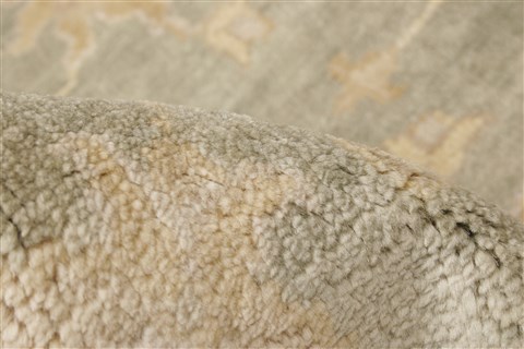 Oushak Green Hand Knotted 710 X 100  Area Rug 250-21596 Image 5