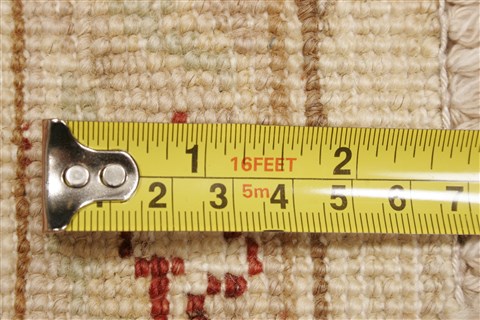 Chobi Beige Hand Knotted 81 X 94  Area Rug 250-21597 Image 15