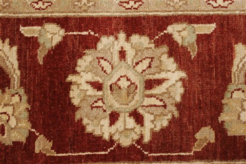 Chobi Beige Hand Knotted 81 X 94  Area Rug 250-21597 Image 17