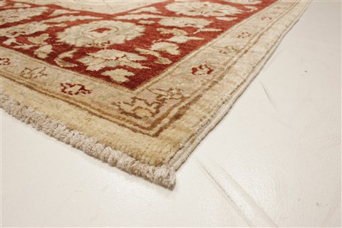 Chobi Beige Hand Knotted 81 X 94  Area Rug 250-21597 Image 23