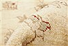 Chobi Beige Hand Knotted 81 X 94  Area Rug 250-21597 Thumb 2