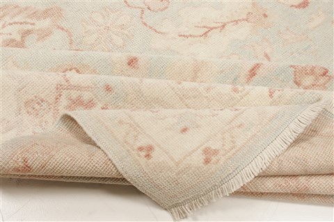 Oushak Green Hand Knotted 81 X 98 Area Rug 250-21598 Image 11