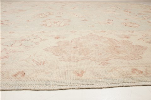 Oushak Green Hand Knotted 81 X 98 Area Rug 250-21598 Image 14