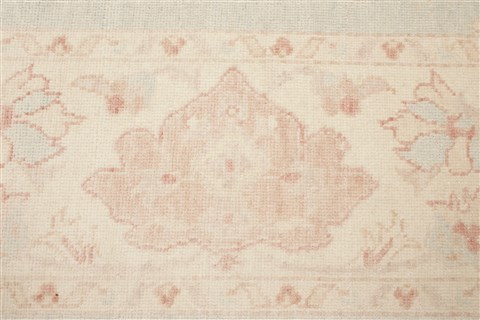 Oushak Green Hand Knotted 81 X 98 Area Rug 250-21598 Image 15