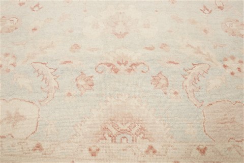 Oushak Green Hand Knotted 81 X 98 Area Rug 250-21598 Image 17