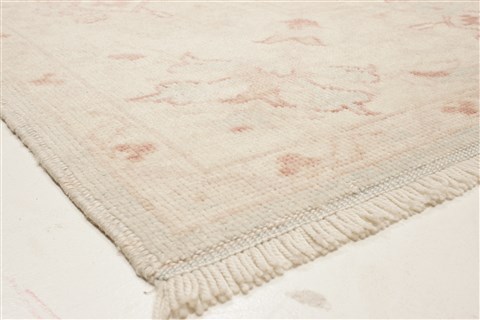Oushak Green Hand Knotted 81 X 98 Area Rug 250-21598 Image 19