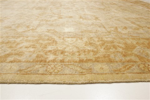 Oushak Beige Hand Knotted 81 X 910  Area Rug 250-21600 Image 13